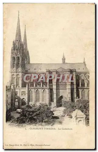 Cartes postales Clermont Ferrand La Cathedrale