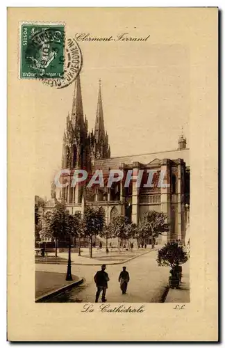 Cartes postales Clermont Ferrand La Cathedrale