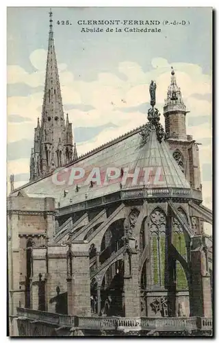 Cartes postales Clermont Ferrand Abside de la Cathedrale