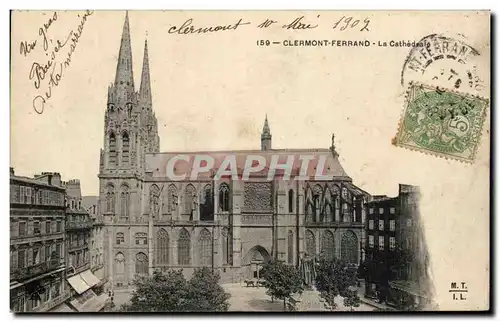 Cartes postales Clermont Ferrand La Cathedrale