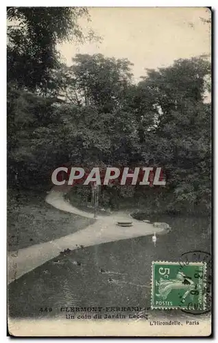 Cartes postales Clermont Ferrand Un Coin du Jardin Lecoq