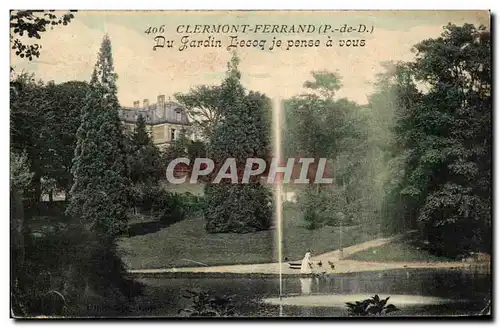 Ansichtskarte AK Clermont Ferrand Du Jardin Lecoq Je Pense a Vous