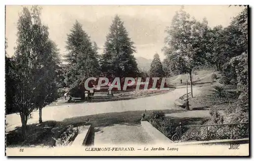 Cartes postales Clermont Ferrand Le Jardin Lecoq