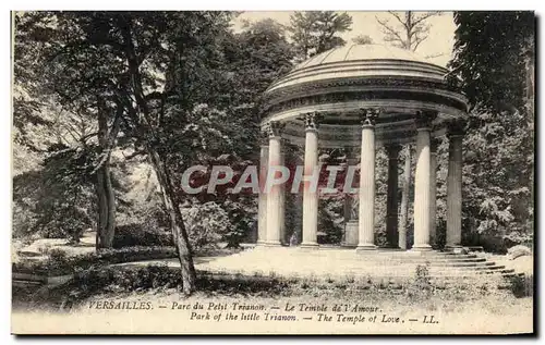 Cartes postales Versailles Parc du Petit Trianon Le Temple de l&#39Amour