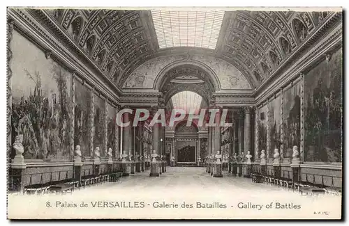 Cartes postales palais de Versailles Galerie des Batailles