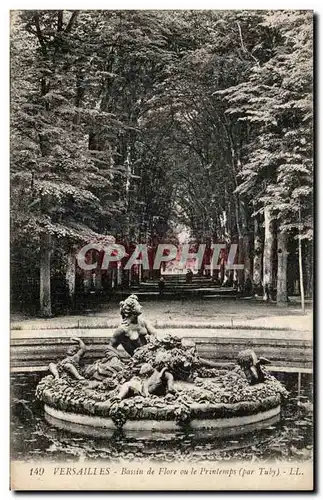 Cartes postales Versailles Bassin de Flore ou le Printemps par Tuby