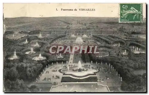 Cartes postales Panorama de Versailles