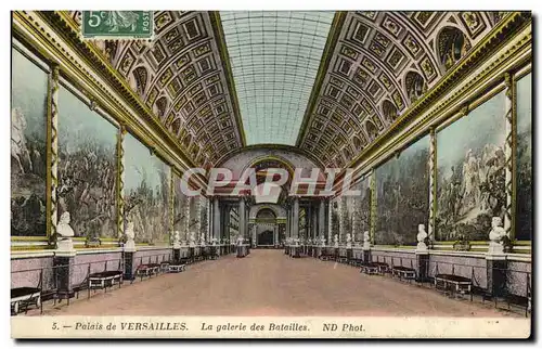 Cartes postales Palais de Versailles la galerie des Batailles