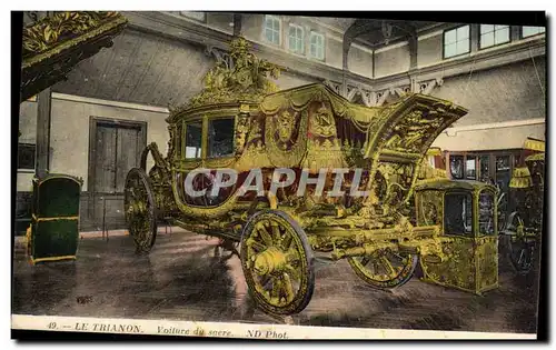 Ansichtskarte AK Palais de Versailles Voiture du sacre