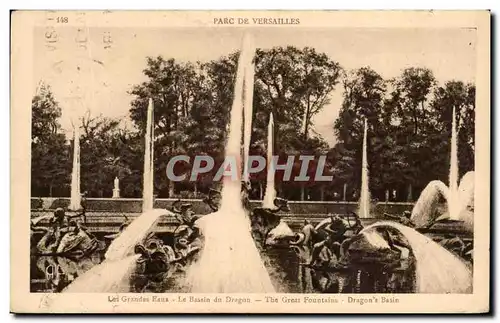 Cartes postales Parc De Versailles Les Grandes Eaux Le Bassin du Dragon