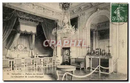 Cartes postales Versailles Palais du Grand Trianon la Chambre de Louis Philippe