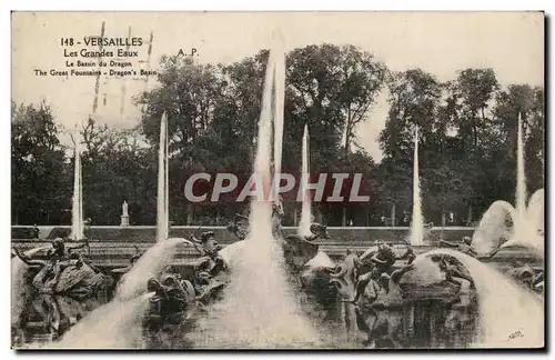 Cartes postales Versailles Les Grandes Eaux