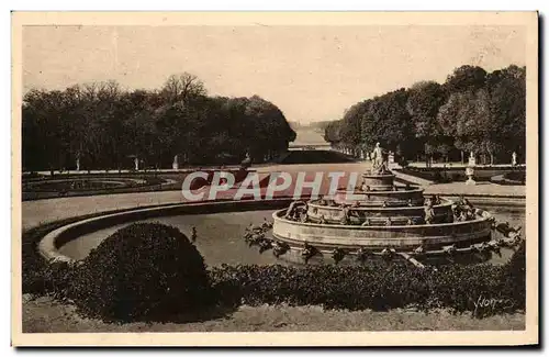 Ansichtskarte AK Versailles Perspective du bassin de Latone et allee royale