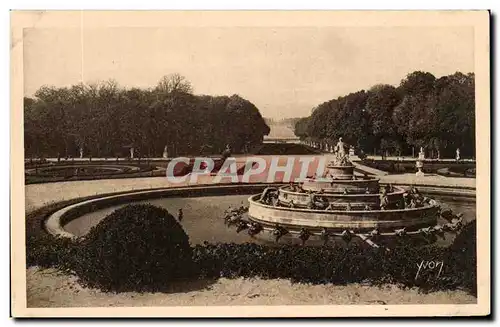 Ansichtskarte AK Splendeurs Et Charmes De Versailles Perspective du Bassin du bassin de Latone et Allee Royale