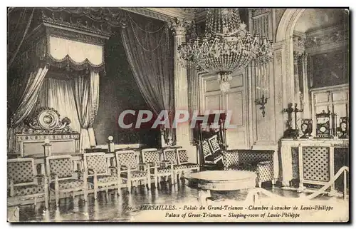 Cartes postales Versailles Palais du Grand Triamon Chambre a coucher de Louis Philippe