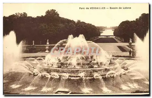 Cartes postales Parc de Versailles Bassin de Latone