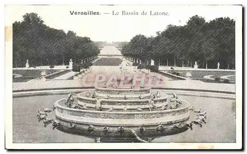 Cartes postales Versailles Le Bassin de Latone