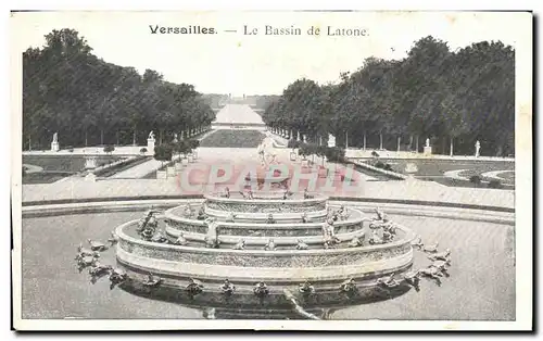 Cartes postales Versailles Le Bassin de Latone