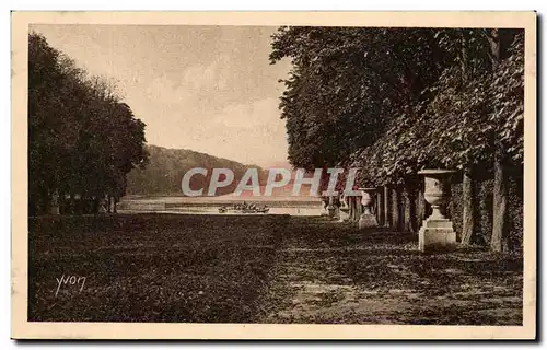 Ansichtskarte AK Splendeurs Et Charmes De Versailles Les Jardins Le Tapis Vert et le Bassin d&#39Apollon