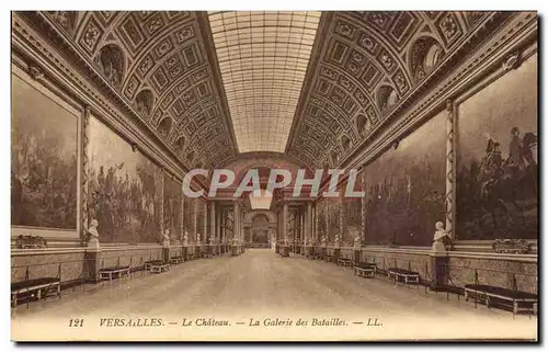 Cartes postales Versailles Le Chateau La Galerie des Batailles