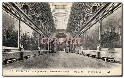 Cartes postales Versailles Le Chateau Galerie des Batailles