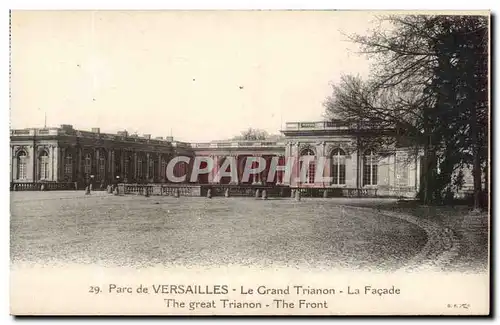 Cartes postales Parc de Versailles Le Grand Trianon La Facade