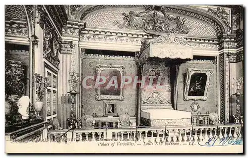 Ansichtskarte AK Chambre de Louis XIV Versailles