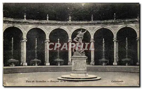 Cartes postales Parc de Versailles Bosquet de la Colonnade