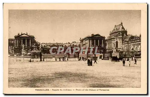 Ansichtskarte AK Versailles Facade du Chateau