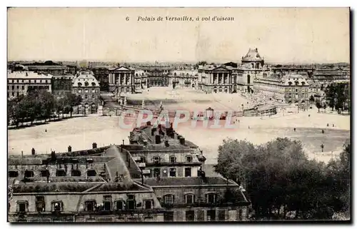 Cartes postales Palaid de Versailles a vol D&#39oiseau