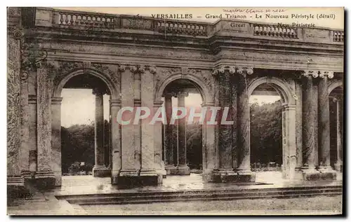 Cartes postales Versailles Grand Trianon Le Nouveau Peristyle Grat New Peristvle