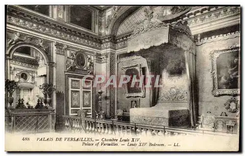 Ansichtskarte AK Palais De Versailles Chambre Louis XV