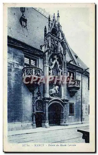 Cartes postales Nancy Entree du Musee Lorrain