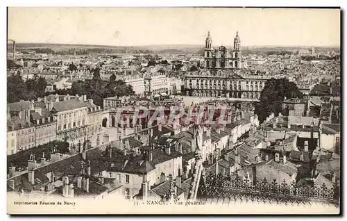 Cartes postales Nancy Vue generale