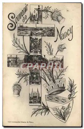 Cartes postales Souvenir de Nancy miriecries dr Nancy