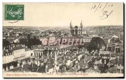 Cartes postales Nancy Vue generale prise depuis St Epvre