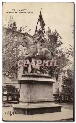 Cartes postales Nancy Statue de Jeanne d&#39Arc