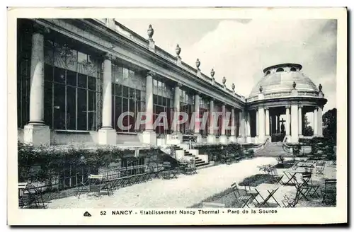 Cartes postales Nancy Etablissement Nancy Thermal Parc de la Source