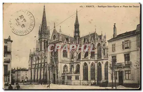 Cartes postales Nancy Basillque Saint Epvre et Place des Dames