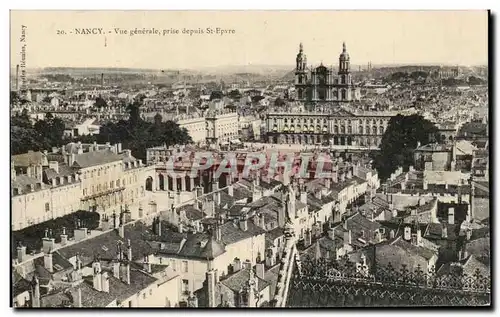 Cartes postales Nancy Vue Generale Prise depuis St Epvre