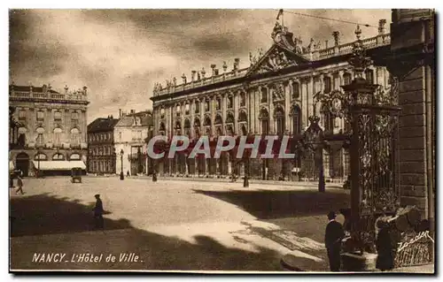 Cartes postales Nancy L&#39hotel De Ville