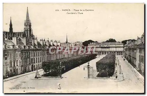 Cartes postales Nancy Place De La Carriere