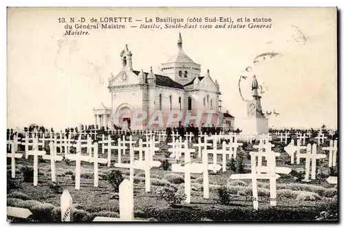 Cartes postales Notre Dame De Lorette La Basilique Du general Maistre