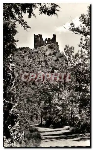 Cartes postales Les Belles provinces Francaises L&#39Auvergne Gorges de Chouvigny Les ruines du Chateau Rocher