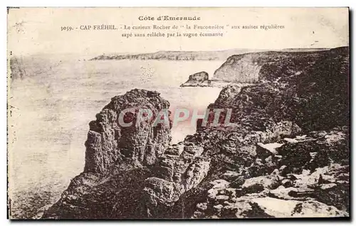 Cartes postales Cote D&#39Emeraude Cap Frehel Le Curieux Rocher