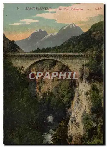 Ansichtskarte AK Saint Sauveur Le Pont Napoleon 1er