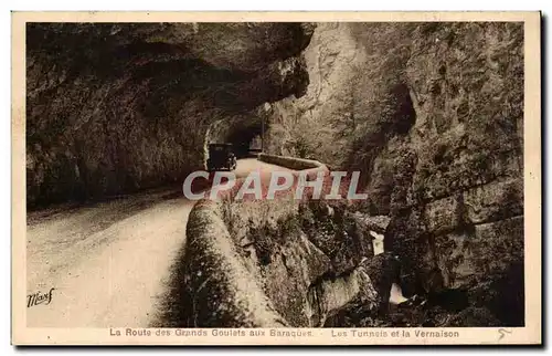Cartes postales La Route Des Grandes Goulets Aux Baraques Les Tunnels Et La Bernaison