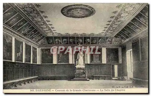 Ansichtskarte AK Dauphine Couvent De La Grande Chartreuse La Salle Du chapitre