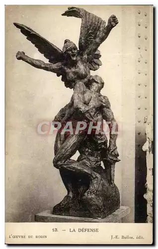 Cartes postales La Defense L&#39Ozuvre De Rodin