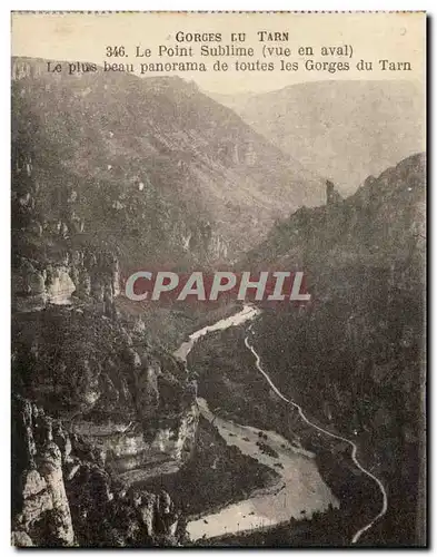 Cartes postales Gorges du Tarn Le Point Sublime Le Plus Beau Panorama De Toutes Les Gorges du TArn